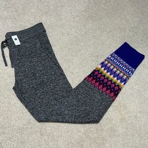 GapBody Women’s Drawstring Merino Wool Blend Slim Fit Pull On Lounge Pants